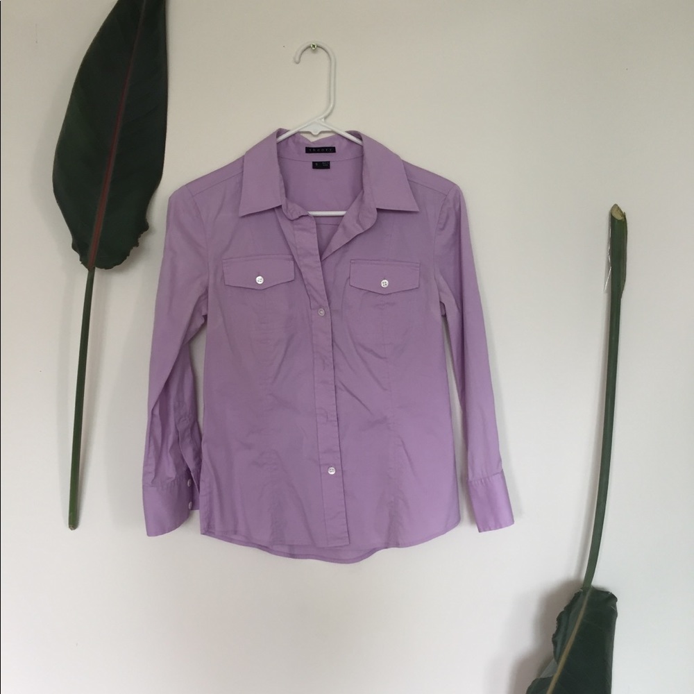 Theory button down